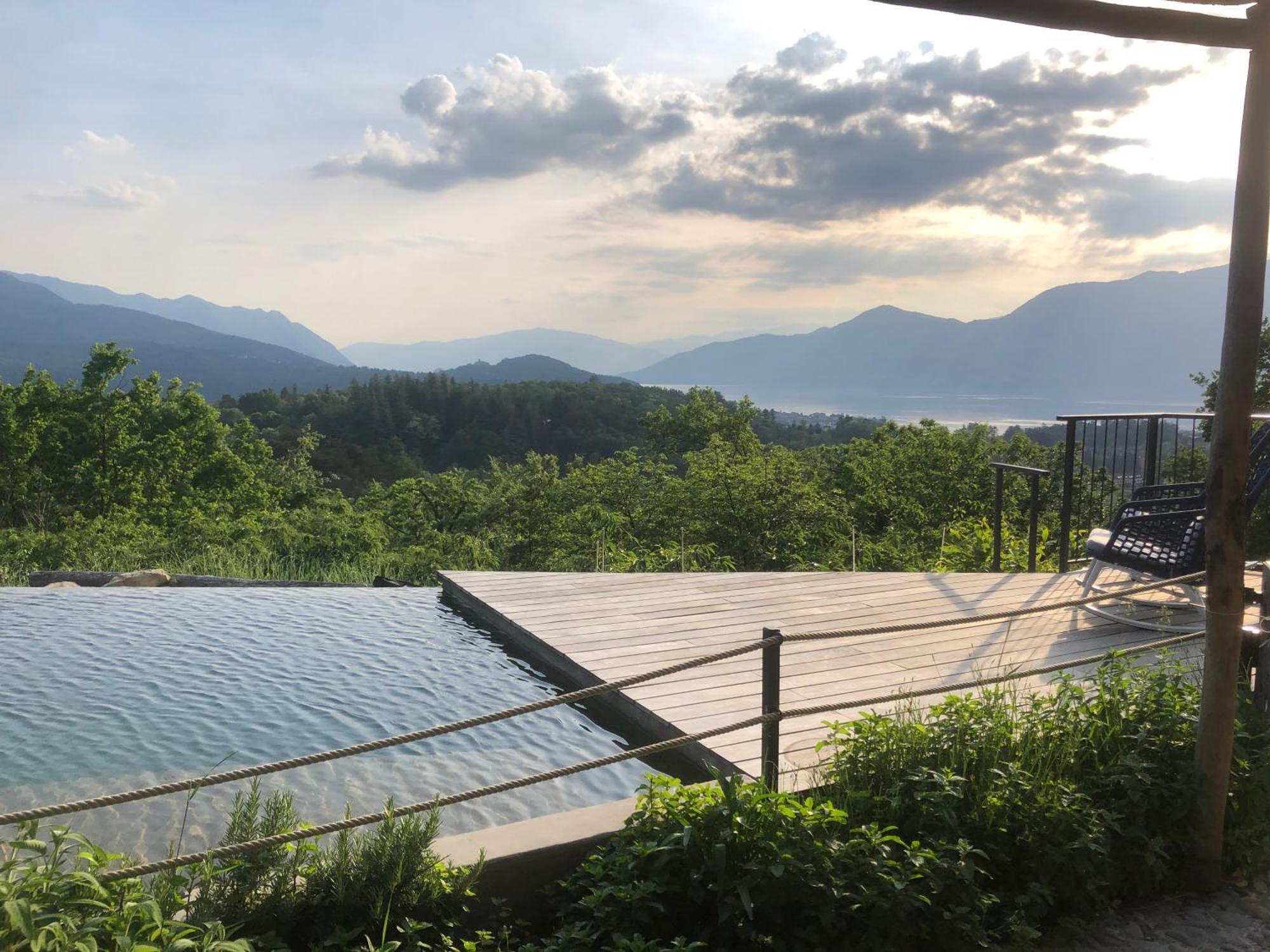 Agriturismo Voeuja Lago Maggiore Luino Exteriér fotografie
